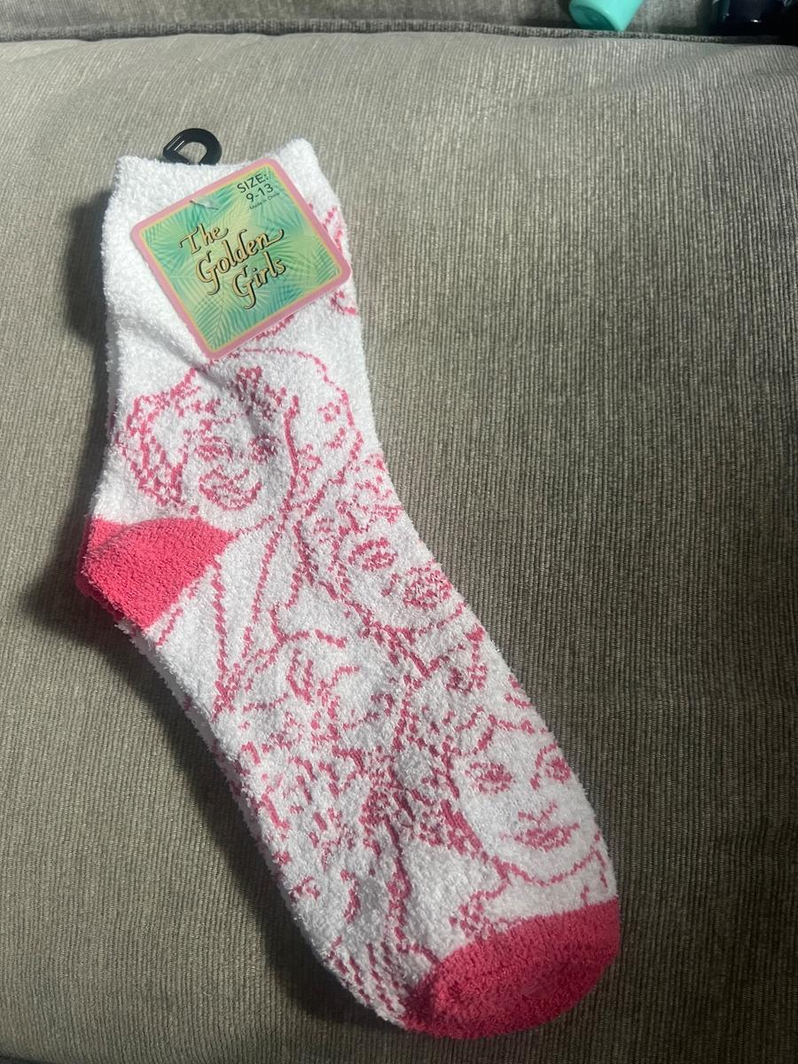 The Golden Girls cozy socks size 9-13