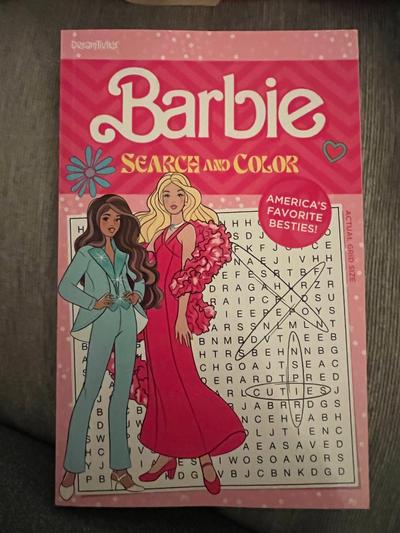 Barbie Search and Color Activity Book