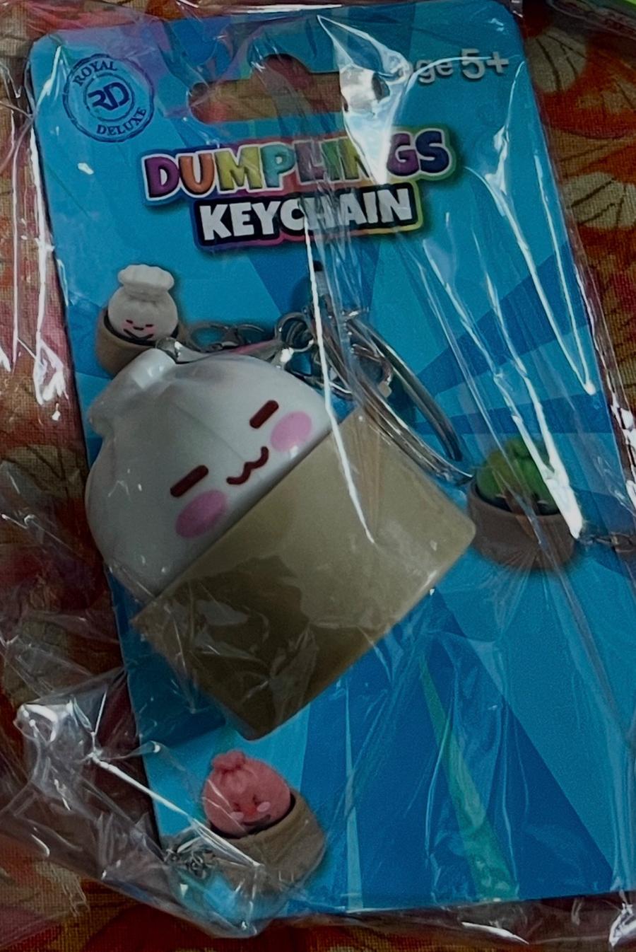 Dumplings Keychain/ White