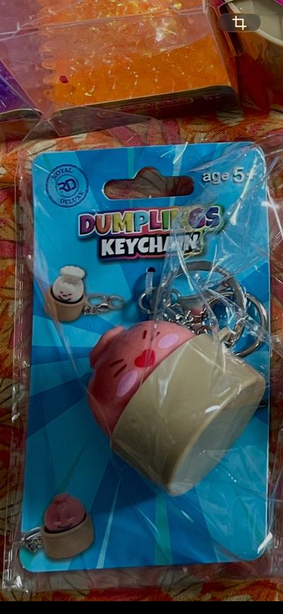 Dumplings Keychain Royal Deluxe/ pink